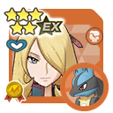 Cynthia (Sygna Suit (Aura)) & Lucario sync pair