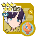 Elesa (Sygna Suit) & Rotom sync pair
