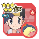 Ethan & Typhlosion sync pair
