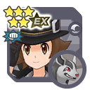 Hilbert (Fall 2020) & Mightyena sync pair