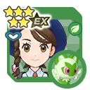 Juliana & Sprigatito sync pair