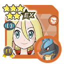 Korrina (Arc Suit) & Lucario sync pair