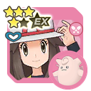 Leaf (Lodge) & Clefable sync pair