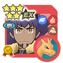 Leon & Charizard sync pair
