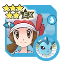 Lyra (Variety) & Vaporeon sync pair