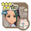 Nemona (Training Ticket) & Lycanroc sync pair